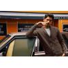 imagePJ PAUL JONES Mens Shawl Collar Cardigan Sweaters Knit Textured Sweater Button Down CardigansCoffee