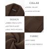 imagePJ PAUL JONES Mens Shawl Collar Cardigan Sweaters Knit Textured Sweater Button Down CardigansCoffee