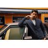 imagePJ PAUL JONES Mens Shawl Collar Cardigan Sweaters Knit Textured Sweater Button Down CardigansDblue Grey