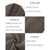imagePJ PAUL JONES Mens Shawl Collar Cardigan Sweaters Knit Textured Sweater Button Down CardigansDlight Khaki