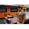 imagePJ PAUL JONES Mens Shawl Collar Cardigan Sweaters Knit Textured Sweater Button Down CardigansLight Coffee