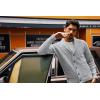 imagePJ PAUL JONES Mens Shawl Collar Cardigan Sweaters Knit Textured Sweater Button Down CardigansLight Grey