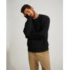 imagePJ PAUL JONES Mens Sweater Crewneck Knit Sweaters Casual Textured Pullover SweaterBlack