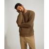 imagePJ PAUL JONES Mens Sweater Crewneck Knit Sweaters Casual Textured Pullover SweaterBrown