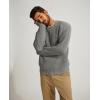 imagePJ PAUL JONES Mens Sweater Crewneck Knit Sweaters Casual Textured Pullover SweaterDark Gray