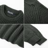 imagePJ PAUL JONES Mens Sweater Crewneck Knit Sweaters Casual Textured Pullover SweaterDark Green
