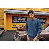 imagePJ PAUL JONES Mens Sweater Crewneck Knit Sweaters Casual Textured Pullover SweaterDenim Blue