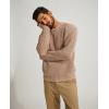 imagePJ PAUL JONES Mens Sweater Crewneck Knit Sweaters Casual Textured Pullover SweaterKhaki