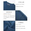 imagePJ PAUL JONES Mens Sweater Crewneck Knit Sweaters Casual Waffle Pullover Sweater for MenBlue
