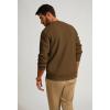 imagePJ PAUL JONES Mens Sweater Crewneck Knit Sweaters Casual Waffle Pullover Sweater for MenCoffee