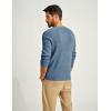 imagePJ PAUL JONES Mens Sweaters Solid Color Soft Warm Pullover Sweaters JerseyBlue