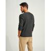 imagePJ PAUL JONES Mens Sweaters Solid Color Soft Warm Pullover Sweaters JerseyDark Grey