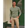 imagePJ PAUL JONES Mens Sweaters Solid Color Soft Warm Pullover Sweaters JerseyLight Green