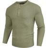 imagePJ PAUL JONES Mens Sweaters Solid Color Soft Warm Pullover Sweaters JerseyLight Green