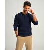 imagePJ PAUL JONES Mens Sweaters Solid Color Soft Warm Pullover Sweaters JerseyNavy