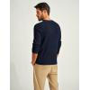 imagePJ PAUL JONES Mens Sweaters Solid Color Soft Warm Pullover Sweaters JerseyNavy