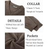 imagePJ PAUL JONES Mens V Neck Pullover Lightweight Wool Blend Long Sleeve Knit SweaterKhaki