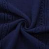 imagePJ PAUL JONES Mens V Neck Sweater Vest Cable Knitted Pullover Sweaters VestBlue