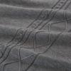 imagePJ PAUL JONES Mens V Neck Sweater Vest Cable Knitted Pullover Sweaters VestDark Grey