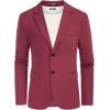 imagePJ Paul Jones Mens Herringbone Blazer Jacket Lightweight Casual Knit Sport CoatWine