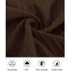 imagePJ PAUL JONES Mens Casual Button Down Shirts  Short Sleeve Summer Textured Beach WrinkleFree ShirtsCoffee
