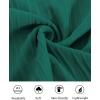 imagePJ PAUL JONES Mens Casual Button Down Shirts  Short Sleeve Summer Textured Beach WrinkleFree ShirtsDeep Green