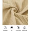 imagePJ PAUL JONES Mens Casual Button Down Shirts  Short Sleeve Summer Textured Beach WrinkleFree ShirtsKhaki