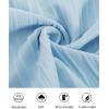 imagePJ PAUL JONES Mens Casual Button Down Shirts  Short Sleeve Summer Textured Beach WrinkleFree ShirtsLight Blue