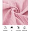 imagePJ PAUL JONES Mens Casual Button Down Shirts  Short Sleeve Summer Textured Beach WrinkleFree ShirtsLight Pink