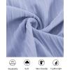 imagePJ PAUL JONES Mens Casual Button Down Shirts  Short Sleeve Summer Textured Beach WrinkleFree ShirtsPurple Blue