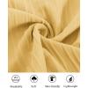 imagePJ PAUL JONES Mens Casual Button Down Shirts  Short Sleeve Summer Textured Beach WrinkleFree ShirtsYellow