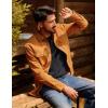 imagePJ PAUL JONES Mens Crewneck Sweater Lightweight Casual Knit Texture Pullover for Fall WinterBlack