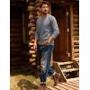 imagePJ PAUL JONES Mens Crewneck Sweater Lightweight Casual Knit Texture Pullover for Fall WinterGray