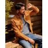 imagePJ PAUL JONES Mens Crewneck Sweater Lightweight Casual Knit Texture Pullover for Fall WinterGray
