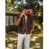 imagePJ PAUL JONES Mens Polo Shirts 70s Vintage Shirts Contrast Knitted Polo ShirtsCoffeea