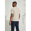 imagePJ PAUL JONES Mens Polo Shirts Regular Fit Textured VNeck Knit Golf PolosApricot