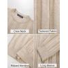 imagePJ PAUL JONES Mens Pullover Sweater Crewneck Textured Long Sleeve Knitted SweatersApricot