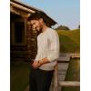 imagePJ PAUL JONES Mens Pullover Sweater Crewneck Textured Long Sleeve Knitted SweatersApricot