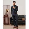 imagePJ PAUL JONES Mens Dress Shirt Long Sleeve Business Casual WrinkleFree Stretch Slim Fit Shirt for Wedding Office TravelBlack
