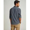 imagePJ PAUL JONES Mens Long Sleeve Button Down Shirts Wrinkle Free Stretch Untucked Dress Shirts Business Casual ShirtBlue Grey