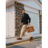 imagePJ PAUL JONES Mens Cardigan Sweater Cable Knit Sweaters Shawl Collar Texture Solid CardigansBlack