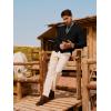 imagePJ PAUL JONES Mens Cardigan Sweater Cable Knit Sweaters Shawl Collar Texture Solid CardigansBlack