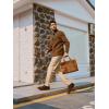 imagePJ PAUL JONES Mens Cardigan Sweater Cable Knit Sweaters Shawl Collar Texture Solid CardigansCamel