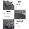 imagePJ PAUL JONES Mens Cardigan Sweater Full Zip Up Cardigans Ribbed Knit Stand Collar SweatersDark Gray