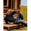 imagePJ PAUL JONES Mens Cardigan Sweater Full Zip Up Stand Collar Cardigans Fall Casual Knit SweatersBlack