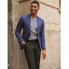 imagePJ PAUL JONES Mens Casual Pants Tapered Cropped Pants Stretch Twill Trousers Slacks with Slant PocketsArmy Green