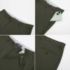 imagePJ PAUL JONES Mens Casual Pants Tapered Cropped Pants Stretch Twill Trousers Slacks with Slant PocketsArmy Green