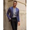 imagePJ PAUL JONES Mens Casual Pants Tapered Cropped Pants Stretch Twill Trousers Slacks with Slant PocketsBlack