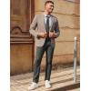 imagePJ PAUL JONES Mens Golf Pants Stretch Work Dress Pant Casual Classic Fit Lightweight Slacks Trousers with 5 PocketsDark Grey