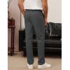 imagePJ PAUL JONES Mens Golf Pants Stretch Work Dress Pant Casual Classic Fit Lightweight Slacks Trousers with 5 PocketsDark Grey